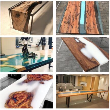 耐打磨披覆高硬度焗瓷  透明復古桌面晶瓷膠